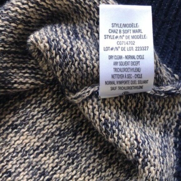 Theory Cashmere Blend Blue/Tan Chaz B Sweater Vest, S - Picture 5 of 7